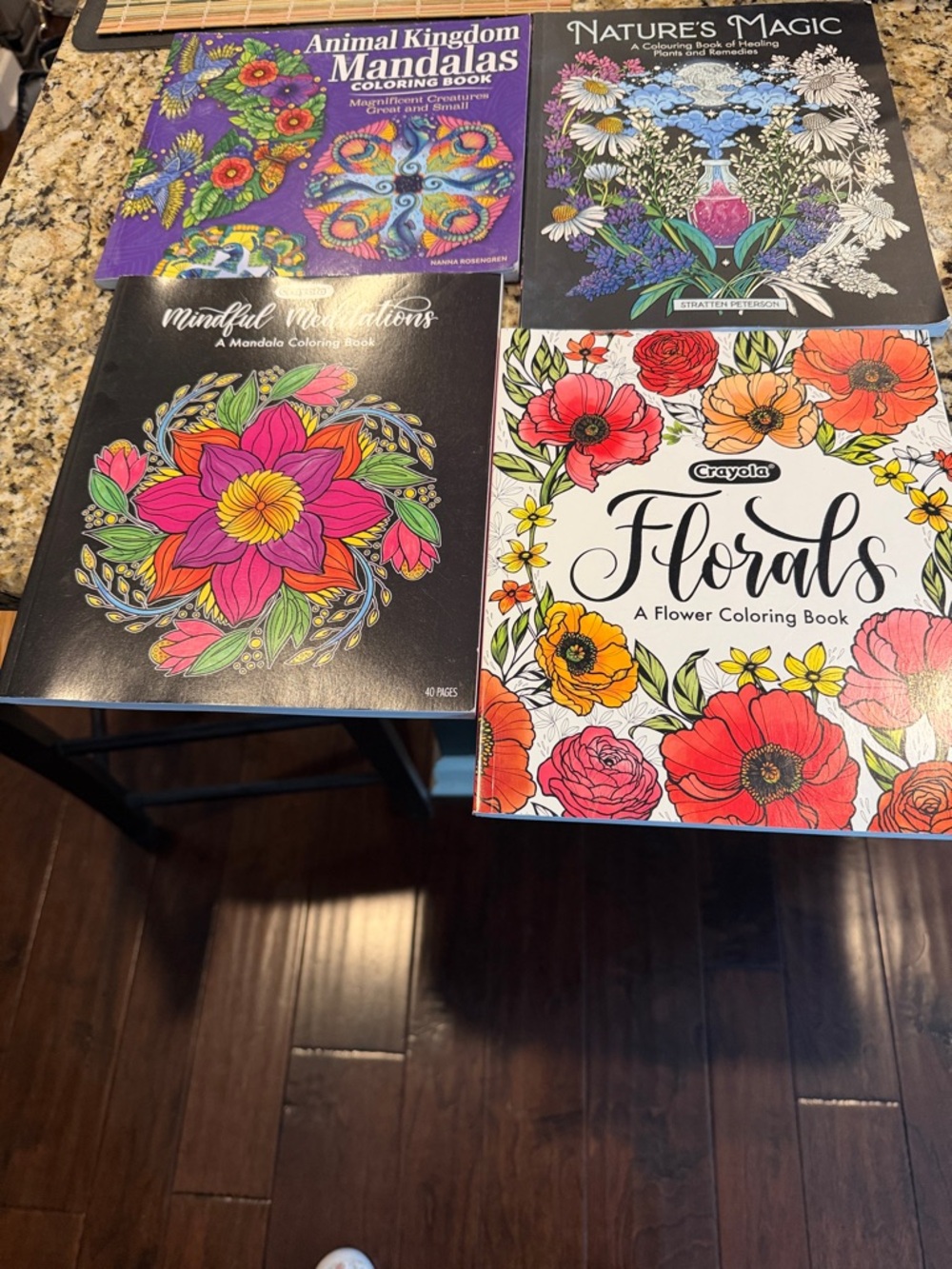 Bundle of Florals & Mandalas & Healing Plants Coloring Books